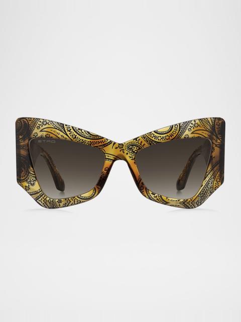 Etromania Acetate Butterfly Sunglasses