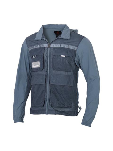 Air Jordan 23 Engineered Zipper Cardigan Jacket Dark Blue CK8936-033