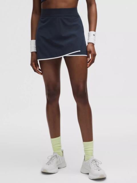 Lightweight Wrap-Front Tennis Skirt