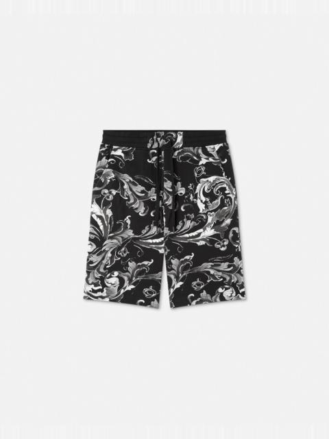 Porcelain Barocco Bermuda Shorts