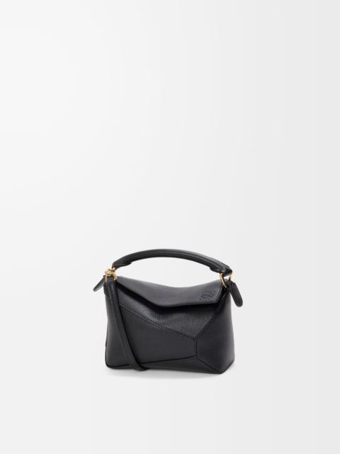 Mini Puzzle Edge bag in soft grained calfskin