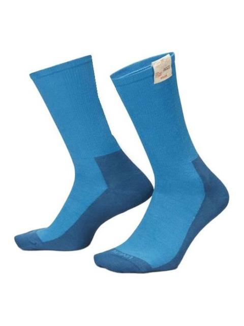 Air Jordan x Union Crossover Logo Solid Color Sports Socks Unisex One Pair Blue DA2563-410