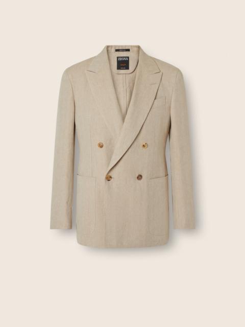 LIGHT TAUPE OASI LINO JACKET