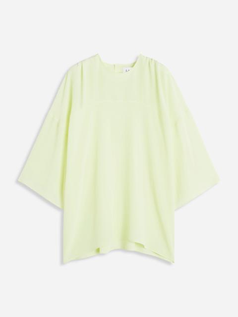 ROUND NECK SS BLOUSE IN SILK