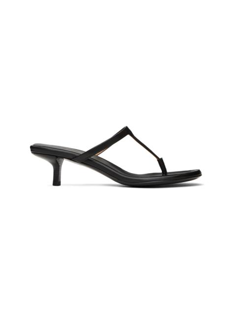 Black Sottiletta Heeled Sandals