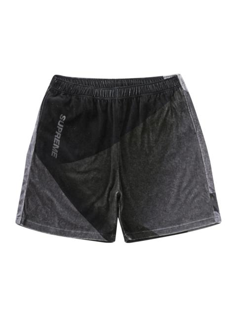 Supreme Geo Velour Short Black