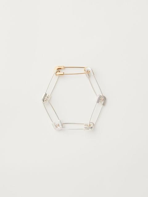 SAFETY PIN LINK BRACELET