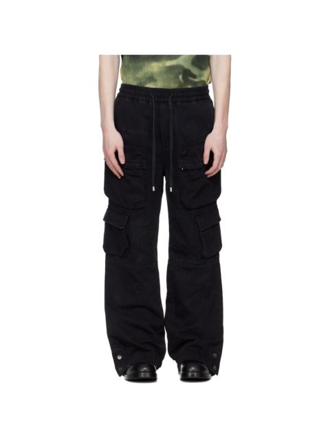 Black Cargo Jeans