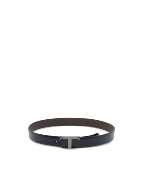reversible T buckle belt