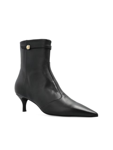 60mm pointed-toe ankle boots
