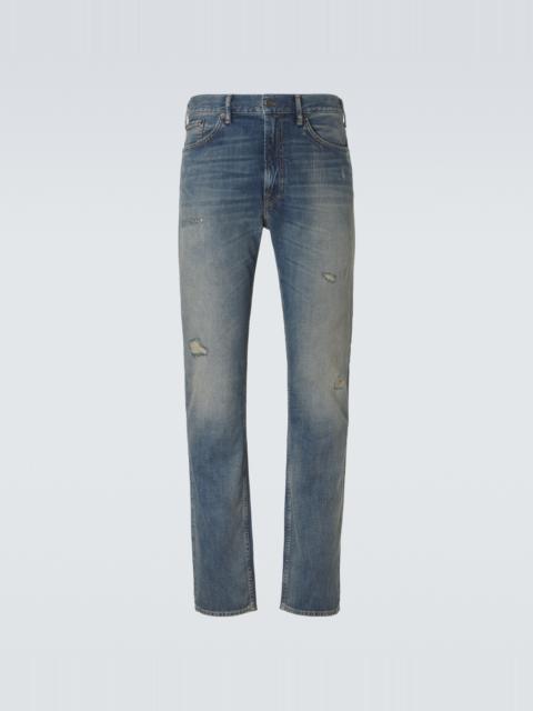 1979M distressed slim jeans