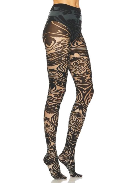 X Etro Body Tattoo Tights