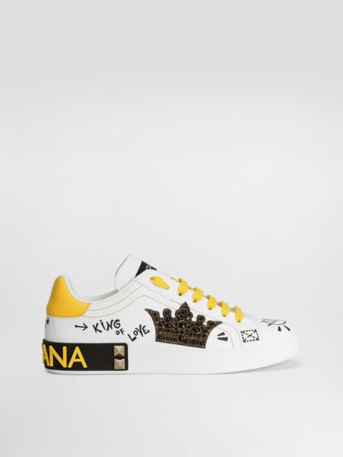 Portofino nappa calfskin sneakers