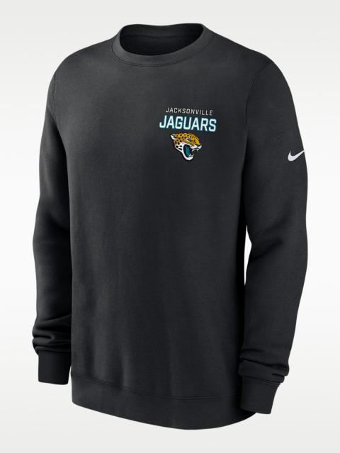 Jacksonville Jaguars Draw Block Club Men's Nike NFL Pullover Crew