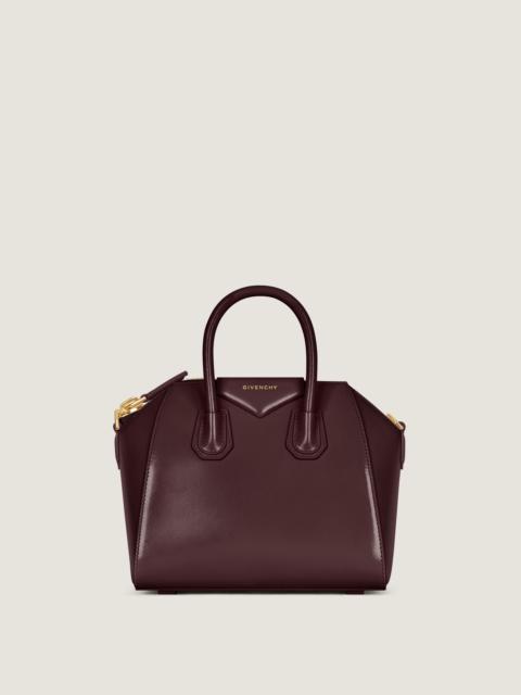 MINI ANTIGONA BAG IN BOX LEATHER