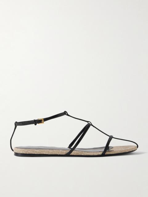 Cage Leather Sandals