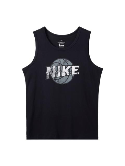 Nike Basketball Printing Pattern Sleeveless Vest Black CD1293-010