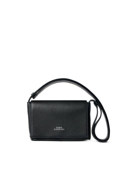 mini Meshi leather shoulder bag