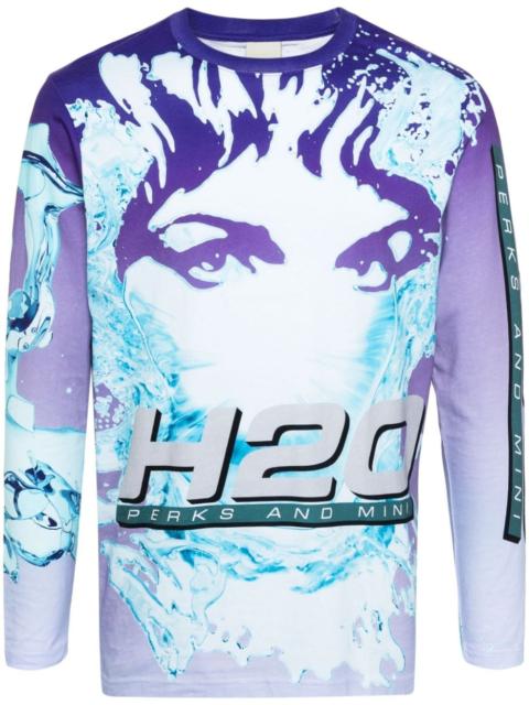 Splash-print organic cotton T-shirt