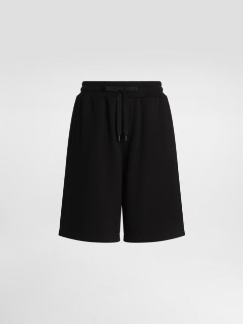 Cotton jogging shorts