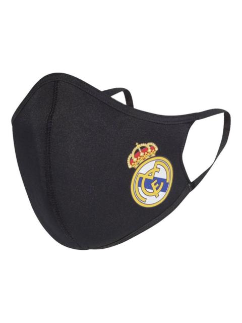 adidas Real Madrid Face Covers 3-Pack M/L 'Black' HB5042