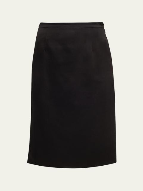 Tessa Wool-Silk Skirt