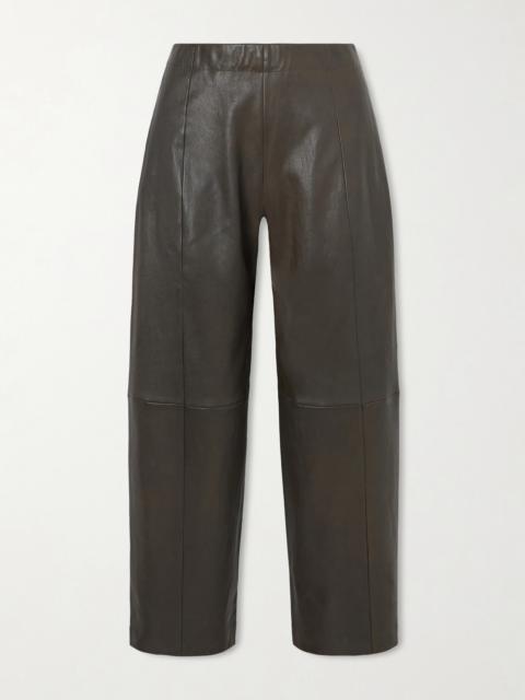 Bugsy Paneled Leather Tapered Pants
