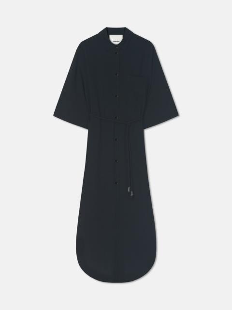 Tech Linen Shirt Dress