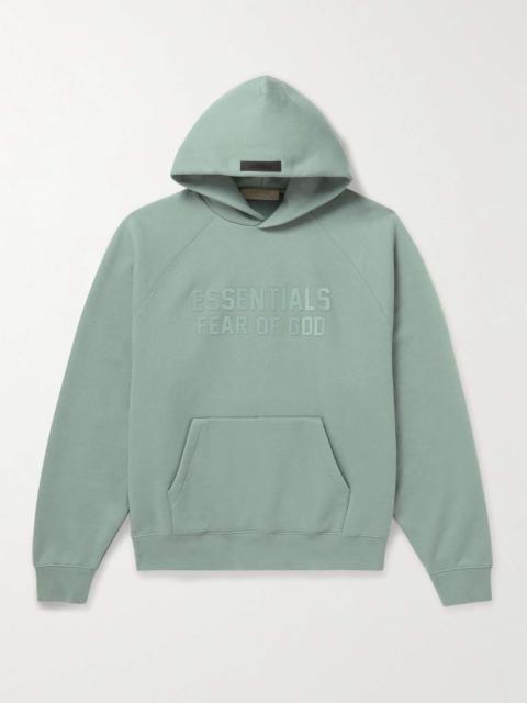 Logo-Appliquéd Fleece-Back Cotton-Blend Jersey Hoodie