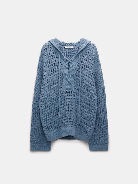 SPORTY CROCHET pullover