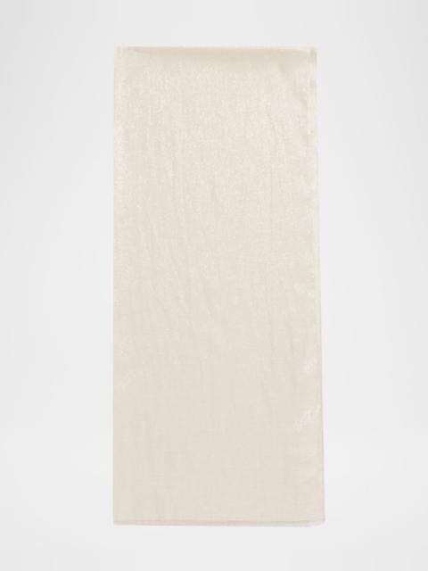 Sparkling Cashmere & Silk Scarf
