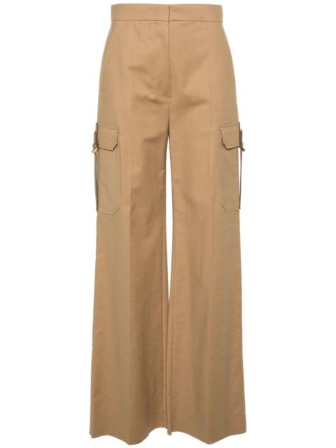 Edda high-waisted cargo trousers