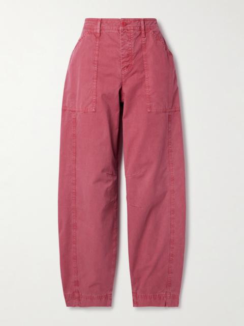 Cotton-twill Straight-leg Cargo Pants