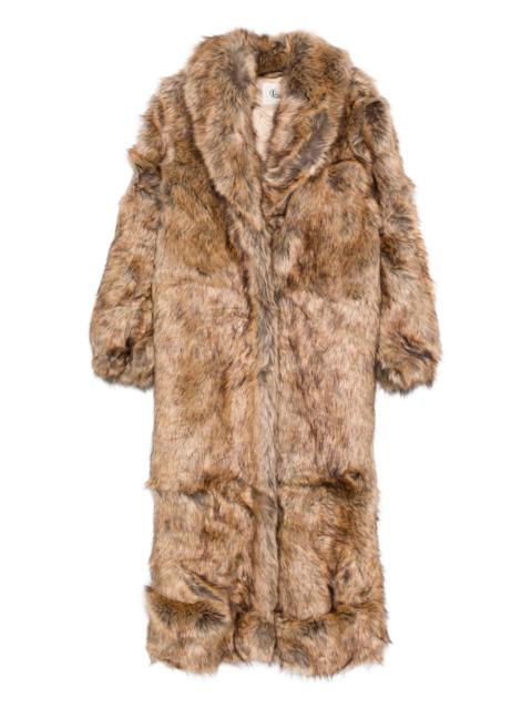 faux-fur coat