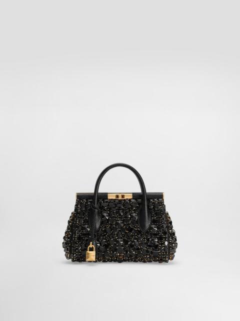 Iguana-print calfskin day mini marlene handbag