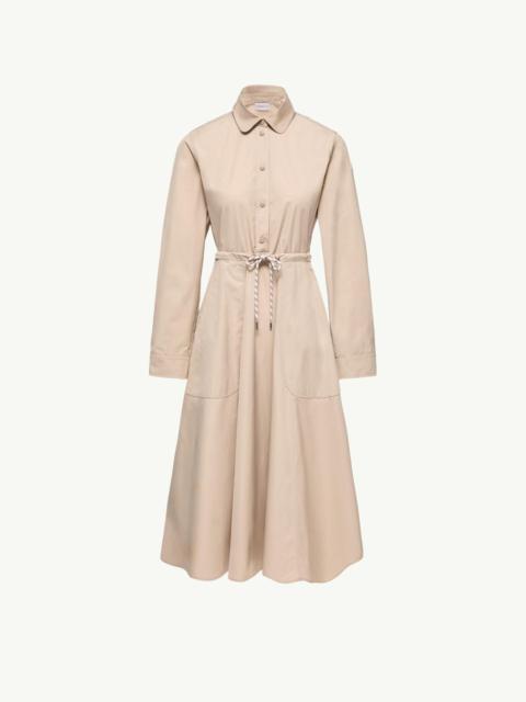 Poplin Midi Shirt Dress