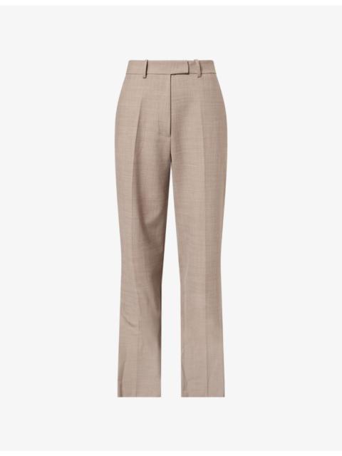 Brickell Wide-Leg Woven Trousers