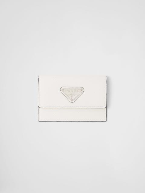 Saffiano leather card holder
