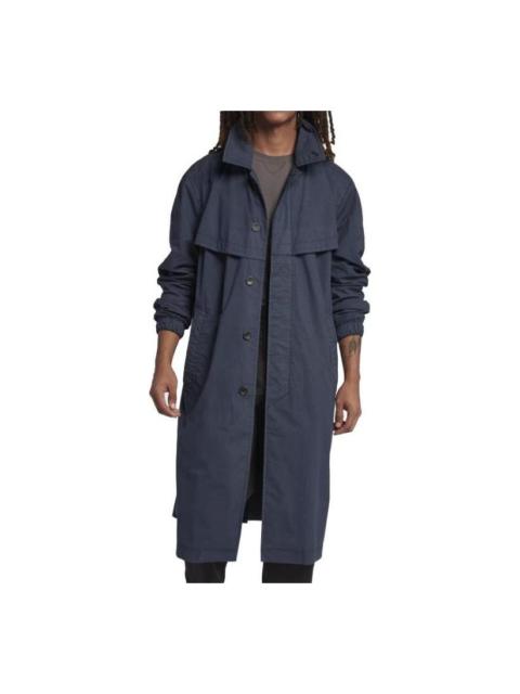 Nike Lab Made In Italy Long Jacket 'Thunder Blue Black' AO0854-471