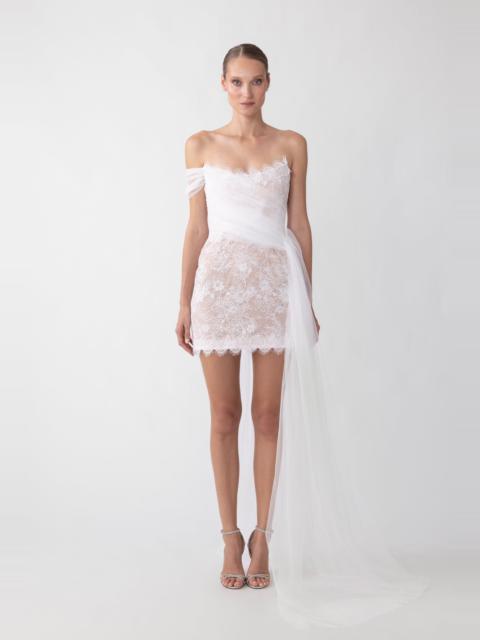 REIGN LACE MINI DRESS