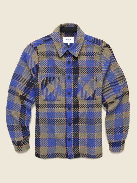 Whiting Overshirt - Pike Check Blue Multi