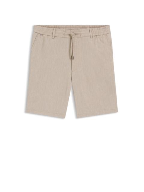 LINEN-BLEND SHORTS IN A MODERN FIT