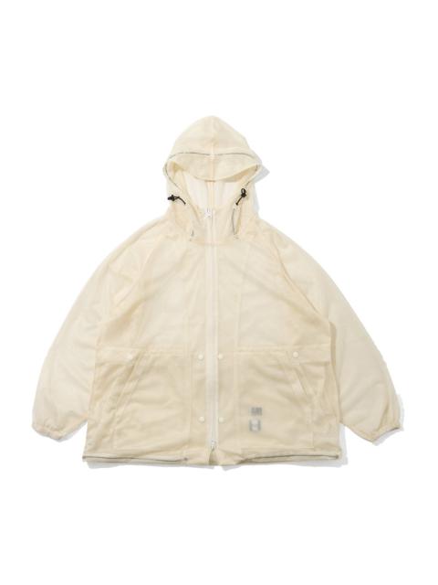 Mesh Parka for Nepenthes NY and Blue in Green - Natural