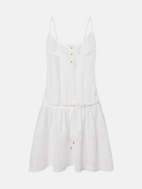 Bailey open-knit minidress