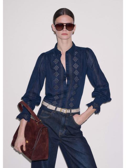 Broderie Detail Shirt