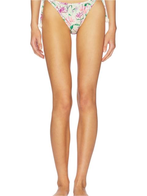 Honey Flower Lace Side Tie Bikini Bottom
