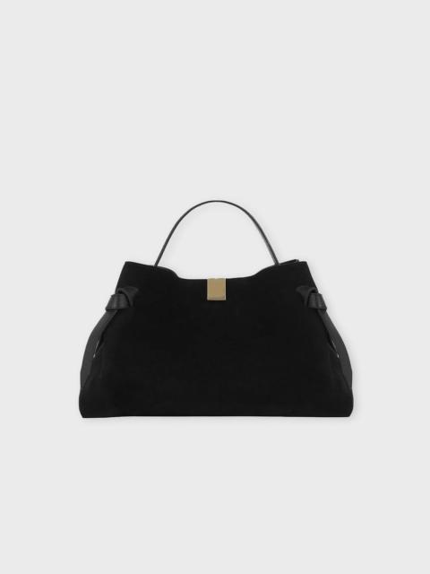 Bag Gyoza Suede Black Black ONESIZE
