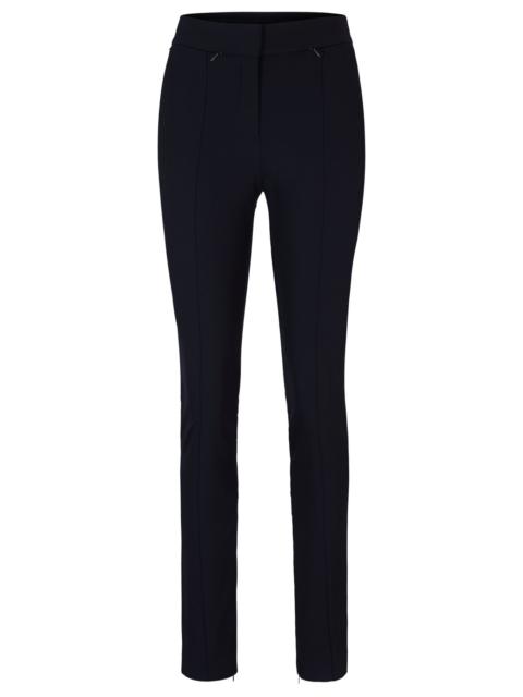 EXTRA-SLIM-FIT TROUSERS IN QUICK-DRY STRETCH CLOTH