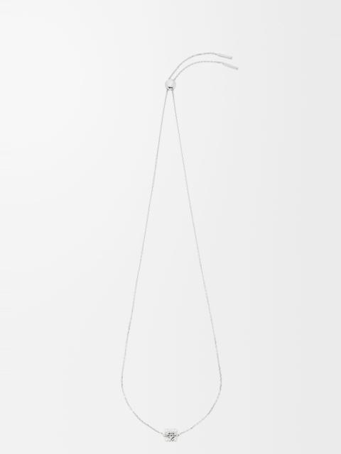 Anagram Bombé necklace in sterling silver