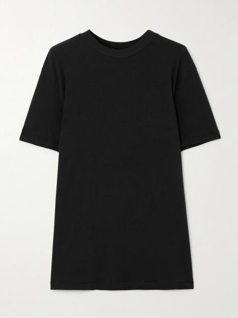 Boyfriend Stretch-modal And Cotton-blend Jersey T-shirt